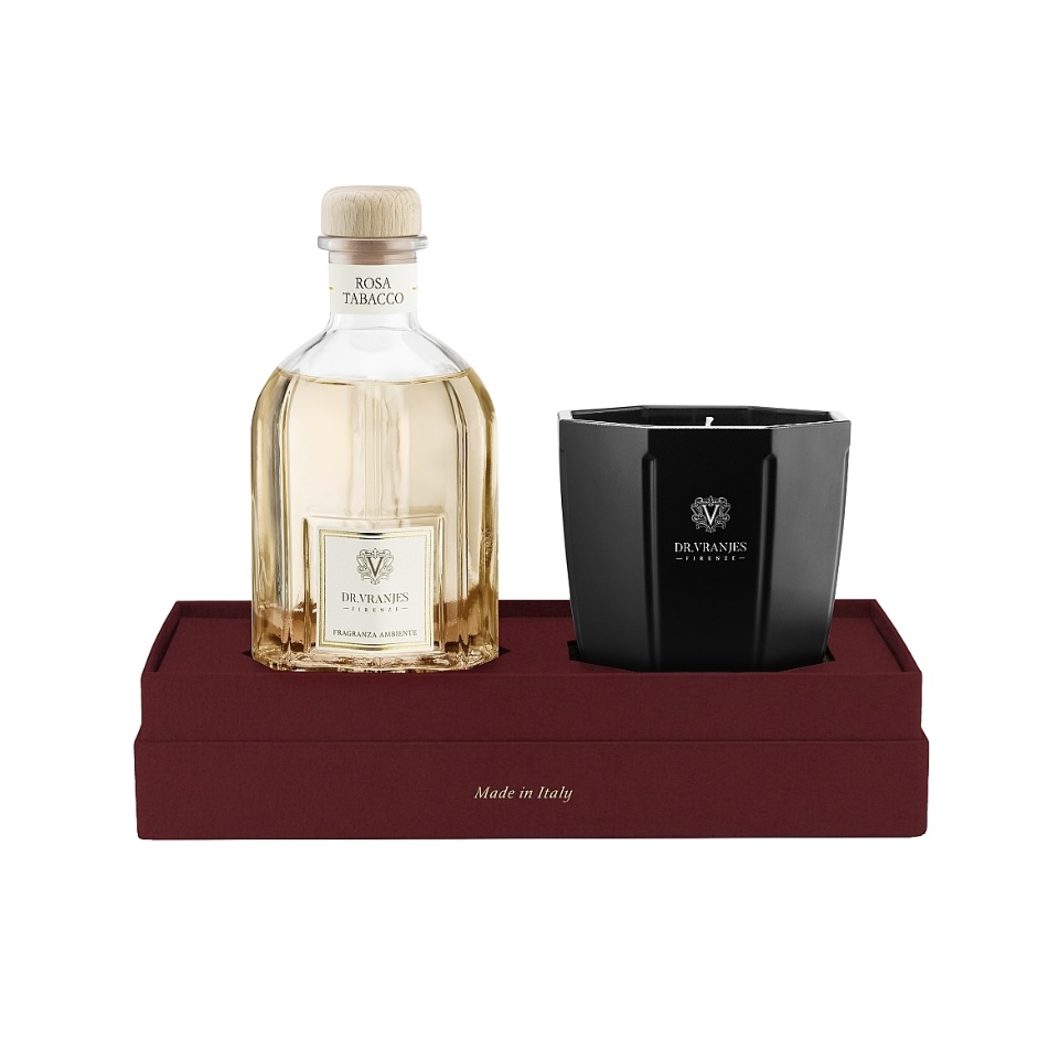 Screenshot Dr. Vranjes Rosa Tobacco Candle Gift Box (Diffuser/250ml + Candle/200g) - Image 1