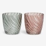 Tealight holder glass assorted