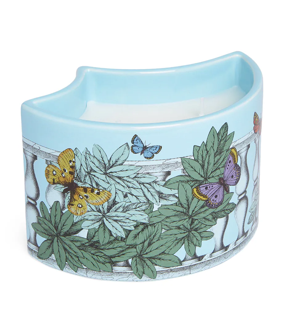 974f6e77448f7177aaa1bdc486e0b47d Fornasetti Farfalle e Balaustra Vase Candle - Image 1
